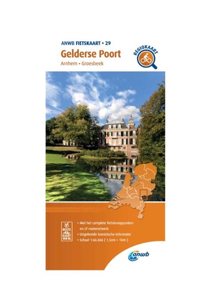 Fietskaart Gelderse Poort 1:66.666, ANWB - Gebonden - 9789018047306