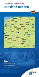 ANWB Wegenkaart 4.Duitsland Midden -  - 9789018048204