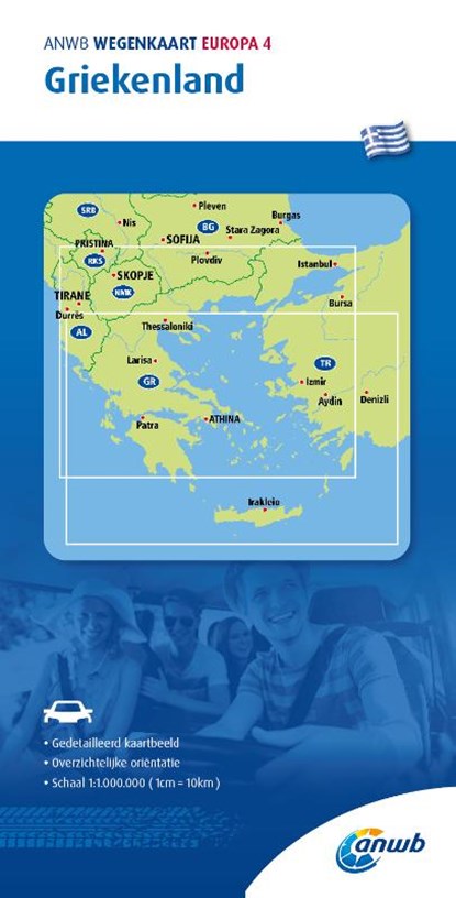 ANWB*Wegenkaart Europa 4. Griekenland, niet bekend - Overig - 9789018048280