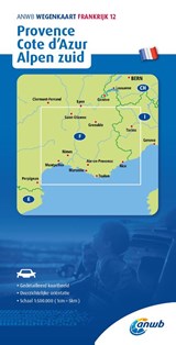 ANWB Wegenkaart Frankrijk 12. Provence/Cote d'Azur/Alpen Zuid -  - 9789018048433