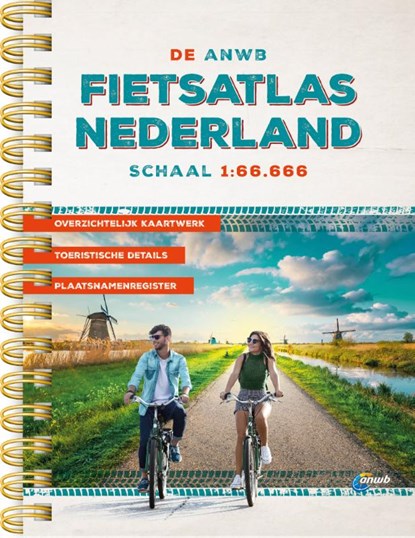De ANWB fietsatlas Nederland, ANWB - Gebonden - 9789018049997