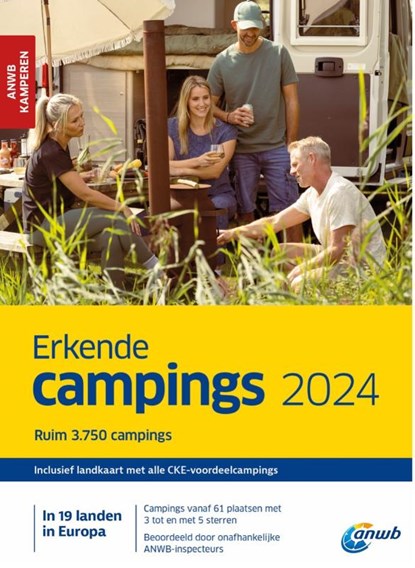Erkende Campings 2024, ANWB - Paperback - 9789018053307