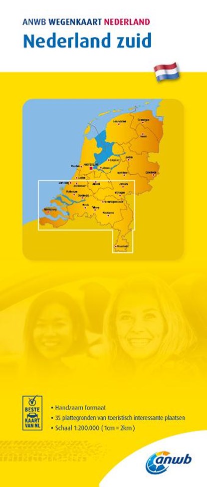 Wegenkaart Nederland Zuid, ANWB - Overig - 9789018053802