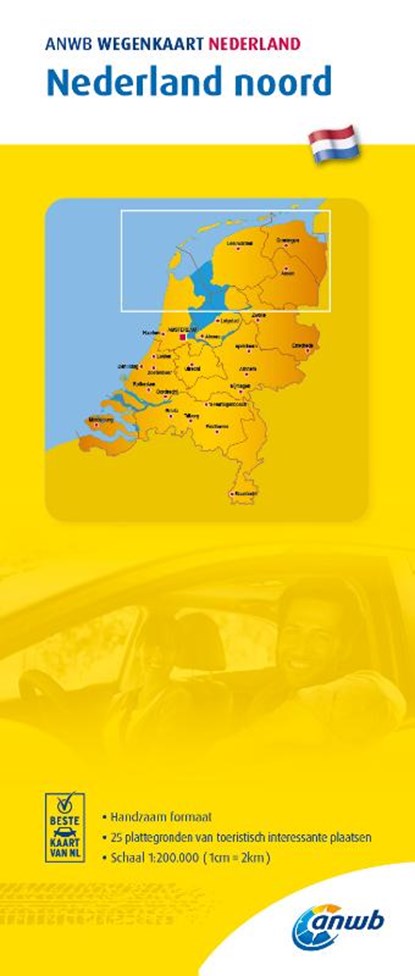 Wegenkaart Nederland Noord, ANWB - Overig - 9789018053819