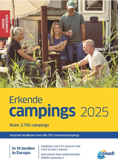 Erkende Campings 2025, ANWB - Paperback - 9789018054038