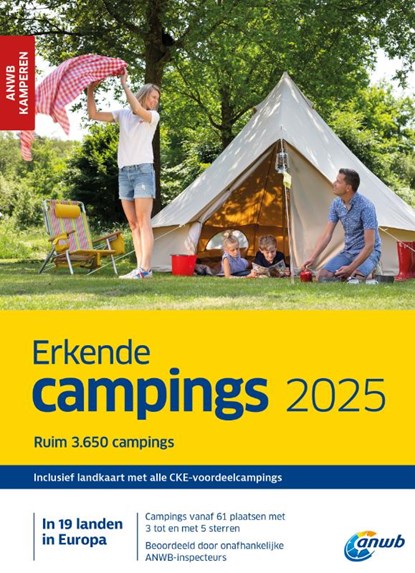 Erkende Campings 2025, ANWB - Paperback - 9789018054038