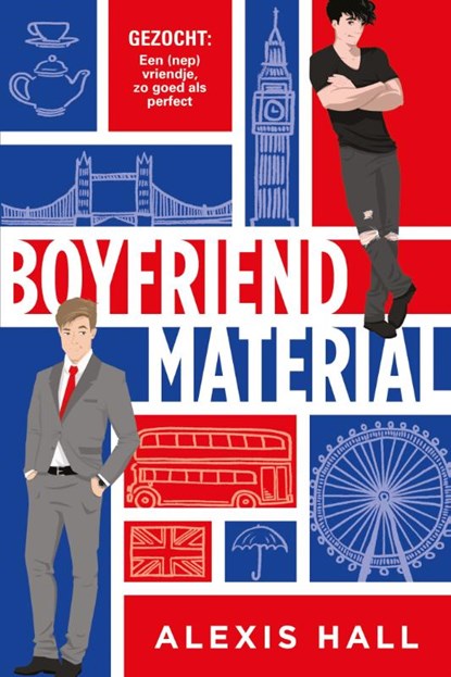 Boyfriend material, Alexis Hall - Paperback - 9789020541458