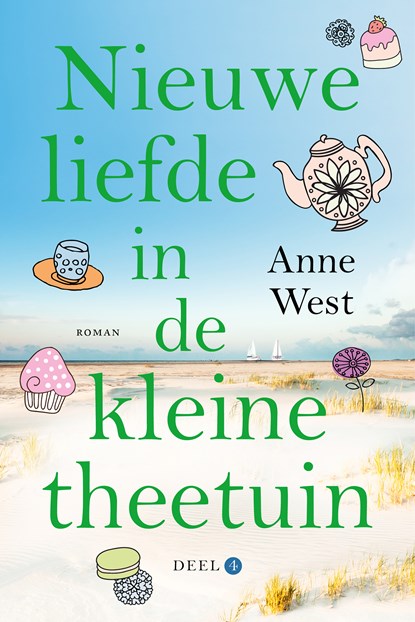 Nieuwe liefde in de kleine theetuin, Anne West - Paperback - 9789020553048