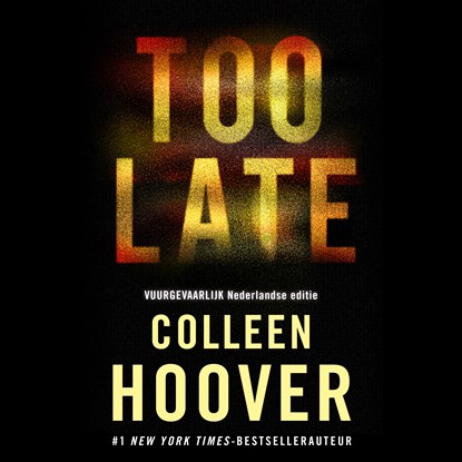 Too late, Colleen Hoover - Luisterboek MP3 - 9789020555578