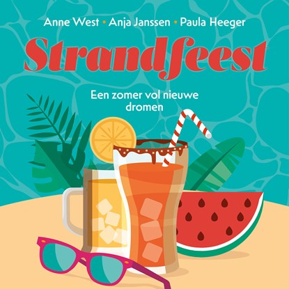 Strandfeest, Anne West ; Anja Janssen ; Paula Heeger - Luisterboek MP3 - 9789020563177