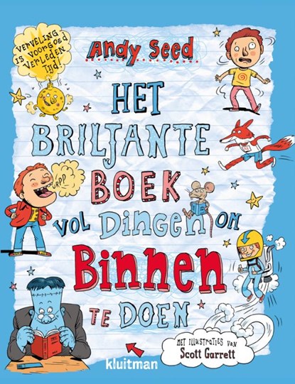 Het briljante boek vol dingen om binnen te doen, Andy Seed - Gebonden - 9789020618419