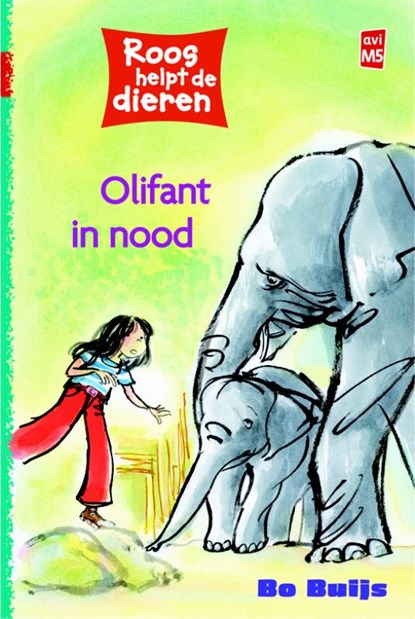 Roos helpt de dieren Olifant in nood, Bo Buijs - Gebonden - 9789020648546