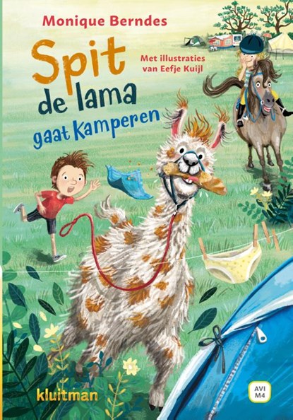 Spit de lama gaat kamperen, Monique Berndes - Gebonden - 9789020677348