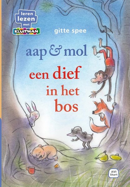 aap & mol. een dief in het bos, Gitte Spee - Gebonden - 9789020677690