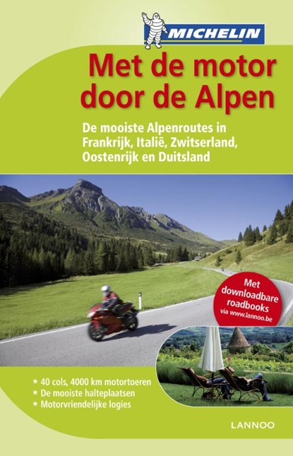 Met de motor door de Alpen, niet bekend - Paperback - 9789020993196
