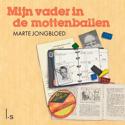 Mijn vader in de mottenballen, Marte Jongbloed - Luisterboek MP3 - 9789021043791