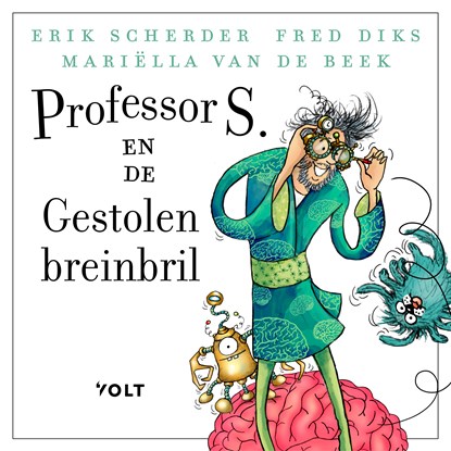 Professor S. en de gestolen breinbril, Erik Scherder ; Fred Diks ; Mariëlla van de Beek - Luisterboek MP3 - 9789021424415
