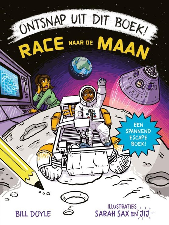 Ontsnap uit dit boek - Race naar de maan