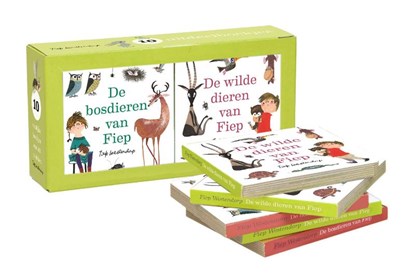 De bosdieren van Fiep & De wilde dieren van Fiep uitdeelboekjes, Fiep Westendorp - Paperback - 9789021462998