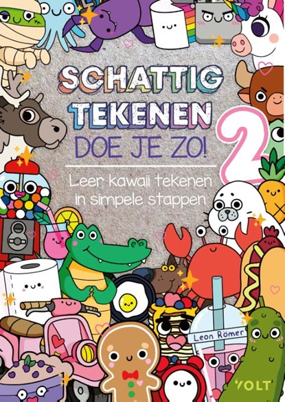 Schattig tekenen doe je zo! deel 2, Leon Römer - Paperback - 9789021482590