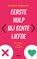 Eerste hulp bij echte liefde, Rutger Verhoeff - Paperback - 9789021498577
