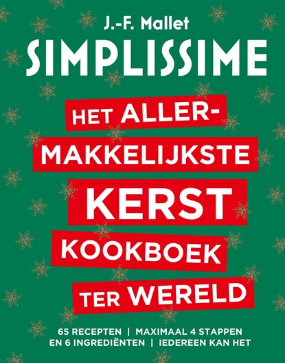Het allermakkelijkste Kerstkookboek ter wereld, Jean-François Mallet - Gebonden - 9789021574462