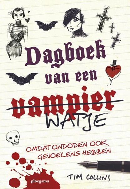 Dagboek van een vampier / watje, Tim Collins - Gebonden - 9789021677835