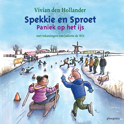 Spekkie en Sproet: Paniek op het ijs, Vivian den Hollander - Luisterboek MP3 - 9789021682181