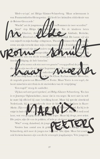 In elke vrouw schuilt haar moeder, Marnix Peeters - Paperback - 9789022334492