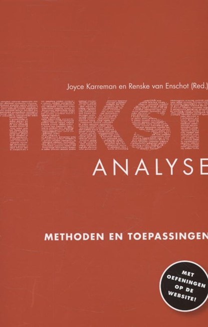 Tekstanalyse, Joyce Karreman ; Renske van Enschot - Paperback - 9789023249818