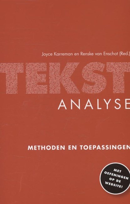 Tekstanalyse, Joyce Karreman ; Renske van Enschot - Paperback - 9789023249818