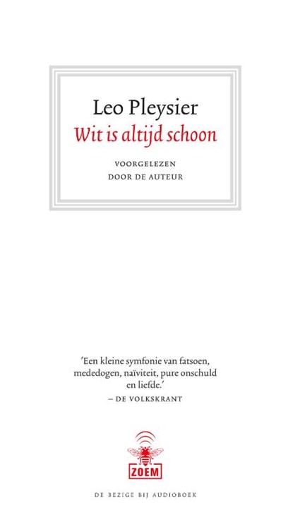 Wit is altijd schoon, Leo Pleysier - AVM - 9789023441441
