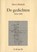 De gedichten, 1974-1983, Harry Mulisch - Paperback - 9789023446514