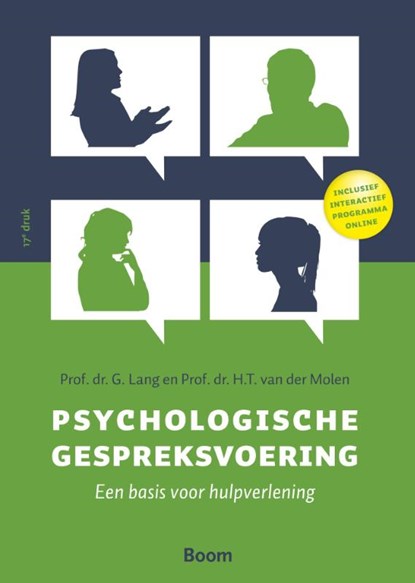 Psychologische gespreksvoering, G. Lang ; H.T. van der Molen - Paperback - 9789024402021