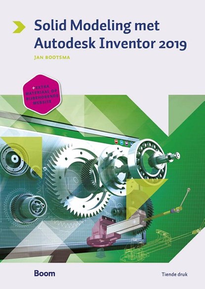Solid modeling met Autodesk Inventor 2019, Jan Bootsma - Ebook - 9789024404179