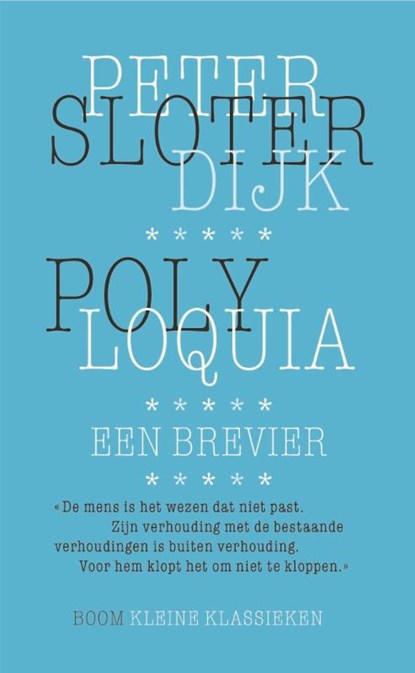 Polyloquia, Peter Sloterdijk - Paperback - 9789024415724