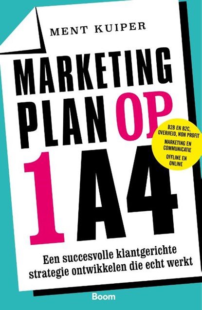 Marketingplan op 1 A4, Ment Kuiper - Paperback - 9789024426331