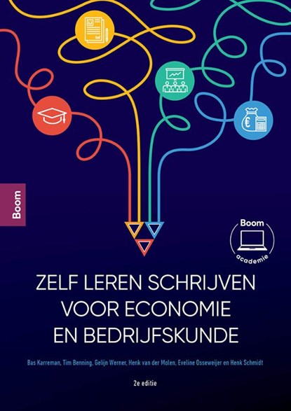 Zelf leren schrijven voor economie en bedrijfskunde, Bas Karreman ; Gelijn Werner ; Henk T. van der Molen ; Eveline Osseweijer ; Henk Schmidt ; Tim Benning - Paperback - 9789024435319