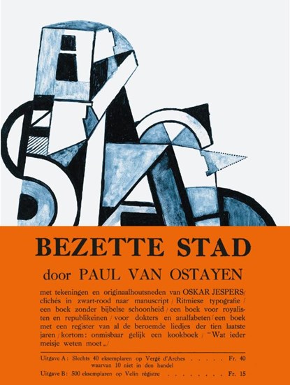 Bezette stad, Paul van Ostaijen - Paperback - 9789024437399