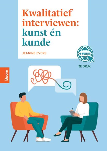 Kwalitatief interviewen: kunst en kunde, 3e druk, J.C. Evers - Paperback - 9789024452606