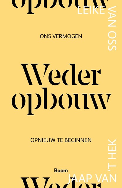 Wederopbouw, Leike van Oss ; Jaap van 't Hek - Ebook - 9789024469758