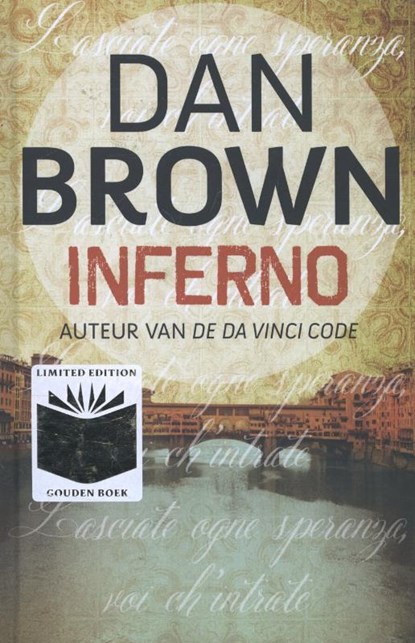 Inferno - Limited Edition - 'goud op snede', Dan Brown & Theo Veenhof - Gebonden - 9789024564095