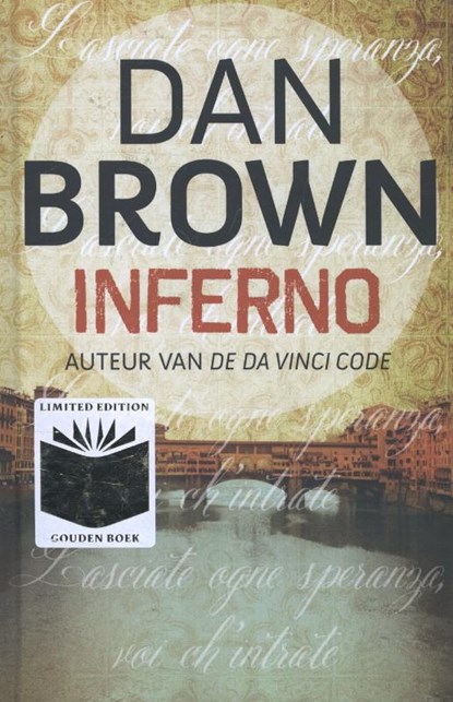Inferno - Limited Edition - 'goud op snede', Dan Brown & Theo Veenhof - Gebonden - 9789024564095