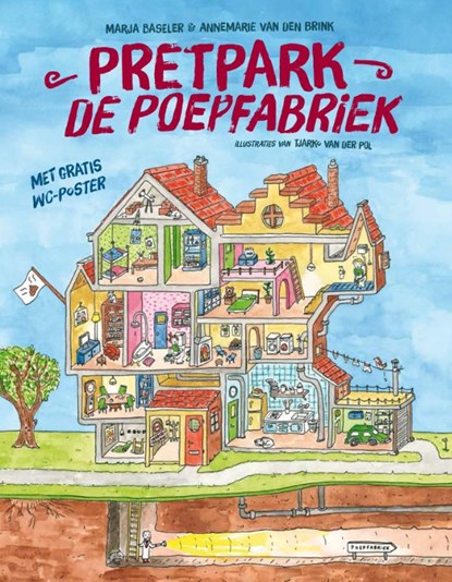 Pretpark de poepfabriek, Marja Baseler ; Annemarie van den Brink - Gebonden - 9789024573011