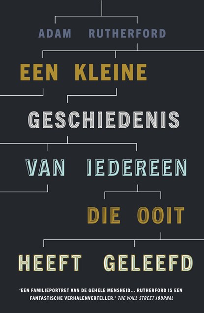 Een kleine geschiedenis van iedereen die ooit heeft geleefd, Adam Rutherford - Paperback - 9789024581559