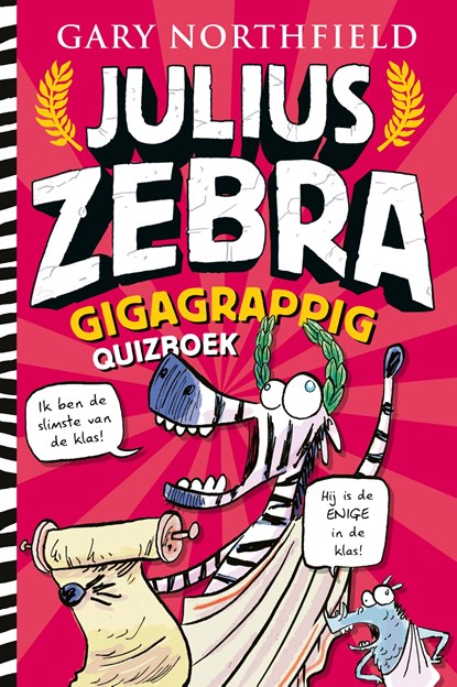 Het gigagrappige quizboek van Julius Zebra, Gary Northfield - Gebonden - 9789024597680