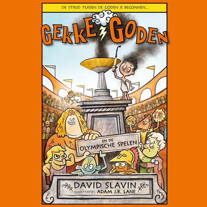 Gekke goden en de Olympische Spelen, David Slavin ; Adam J.B. Lane - Luisterboek MP3 - 9789024597802