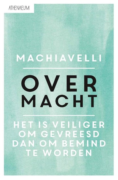 Over macht, Niccolò Machiavelli - Paperback - 9789025303396