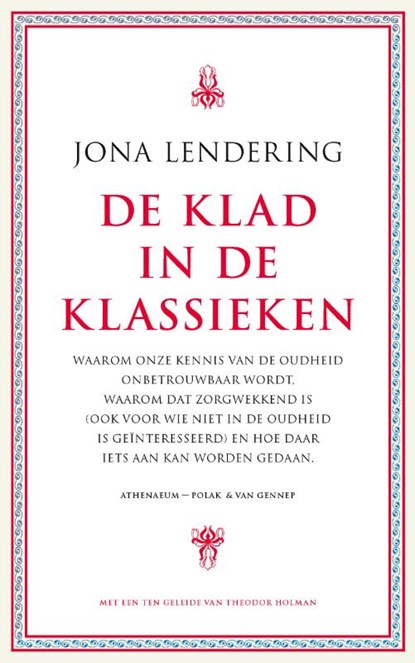 De klad in de klassieken, Jona Lendering - Paperback - 9789025368982