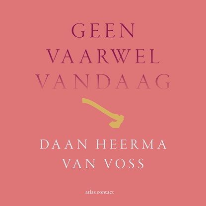 Geen vaarwel vandaag, Daan Heerma van Voss - Luisterboek MP3 - 9789025475468